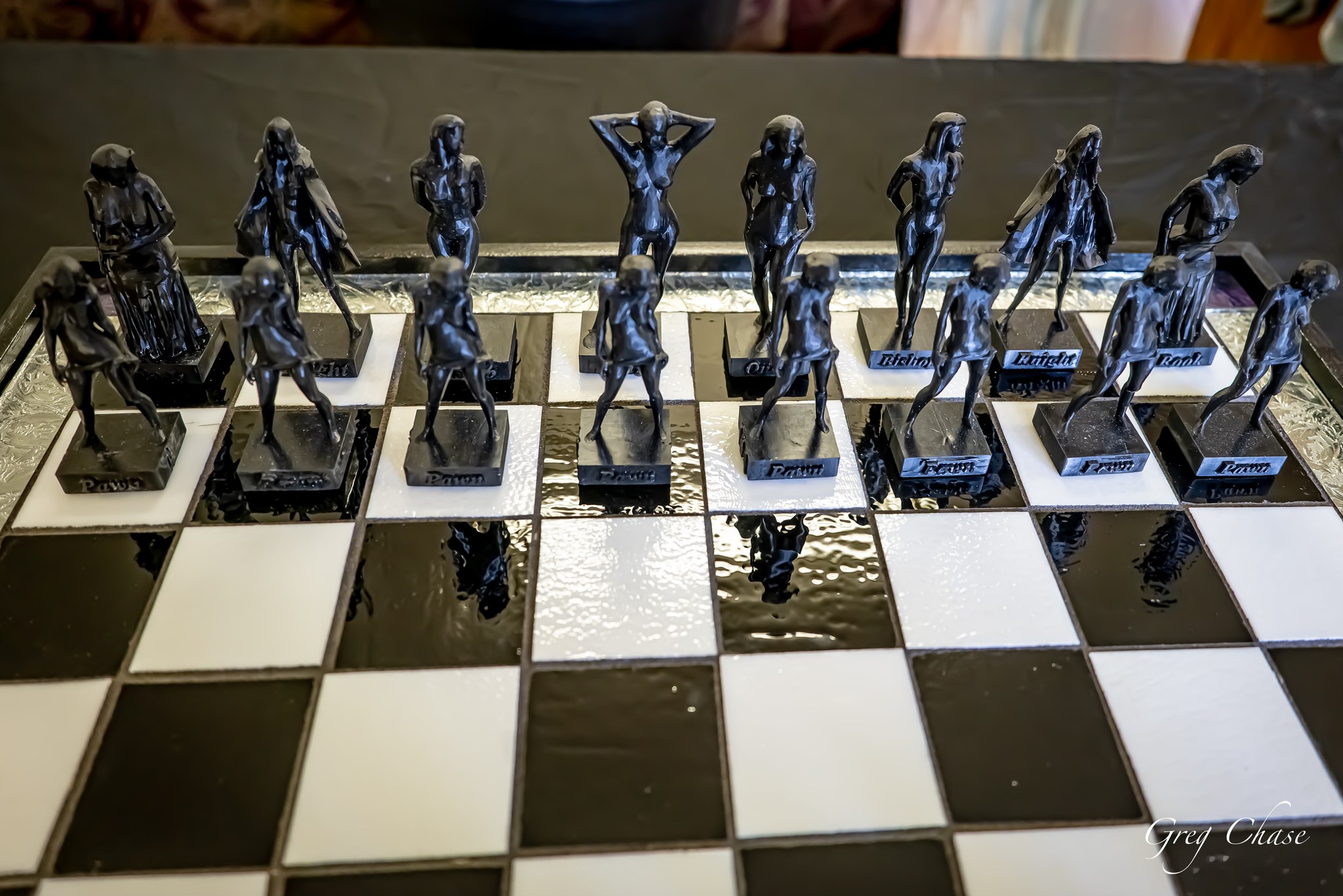 New Orleans artist Greg Chase's 3D resin print and glass mosaic