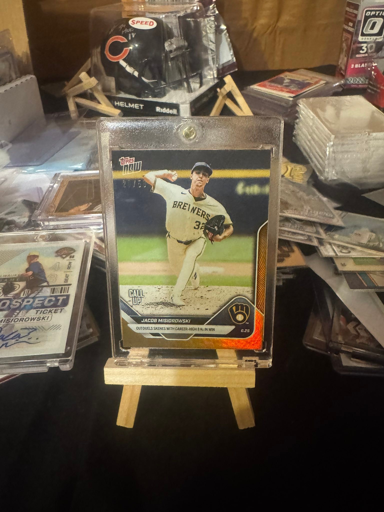 Jacob Misiorowski out of /50! Got lucky on the Topps Now