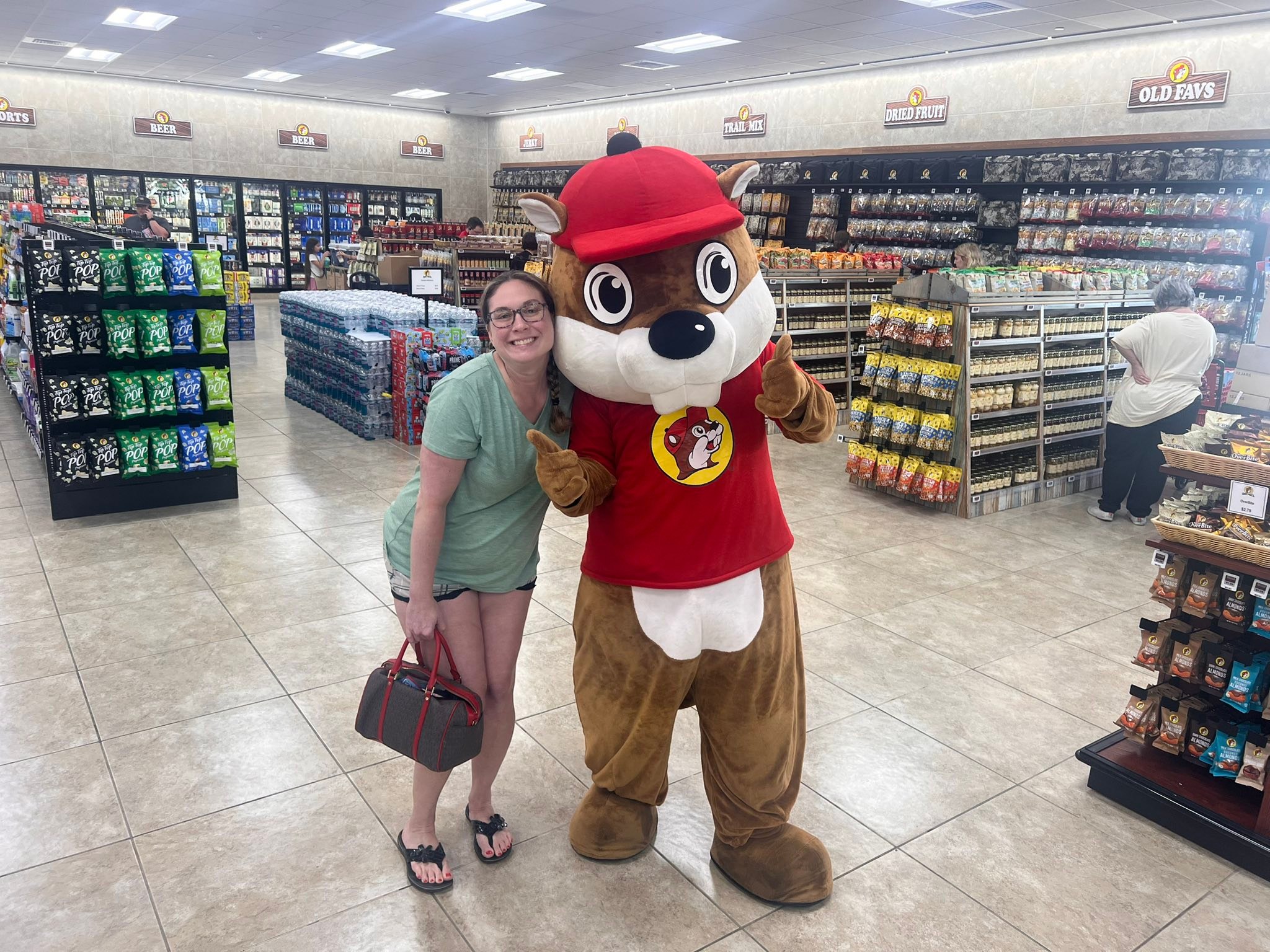 Marissa - Marshall wouldn’t get in the pic. Apparently he hates beavers ...