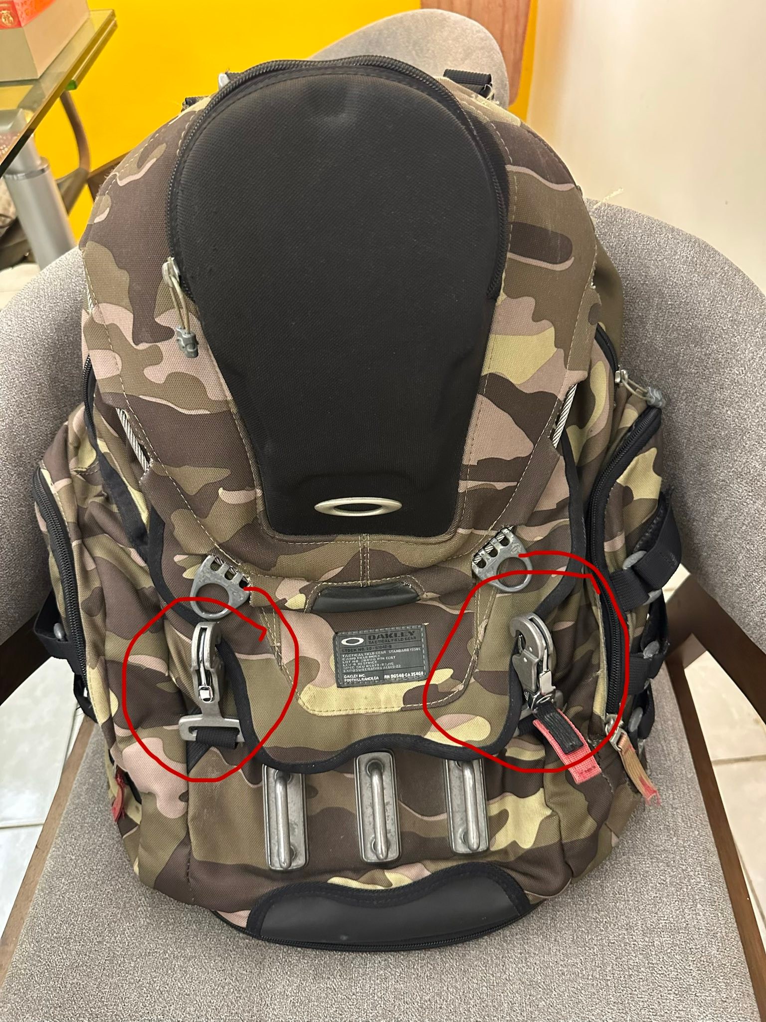 osprey backpack clips Hydrajet 12 - Kid's 745-P2-2 MOLLE Pockets for Osprey
