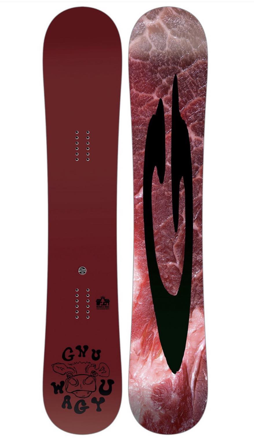 burton gnu snowboard Wagyu Wide 2027 156W free progression Used GNU GNU 147CM SNOWBOARD
