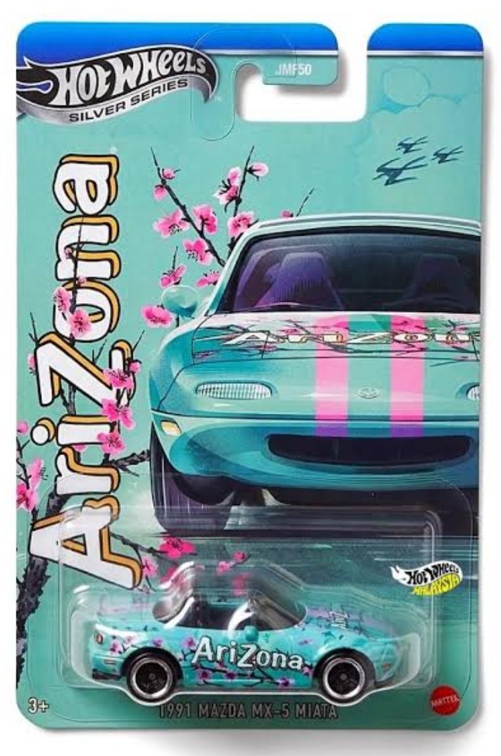 🚨UPCOMING🚨 Hot Wheels 1991 Mazda MX-5 Miata - AriZona Beverages