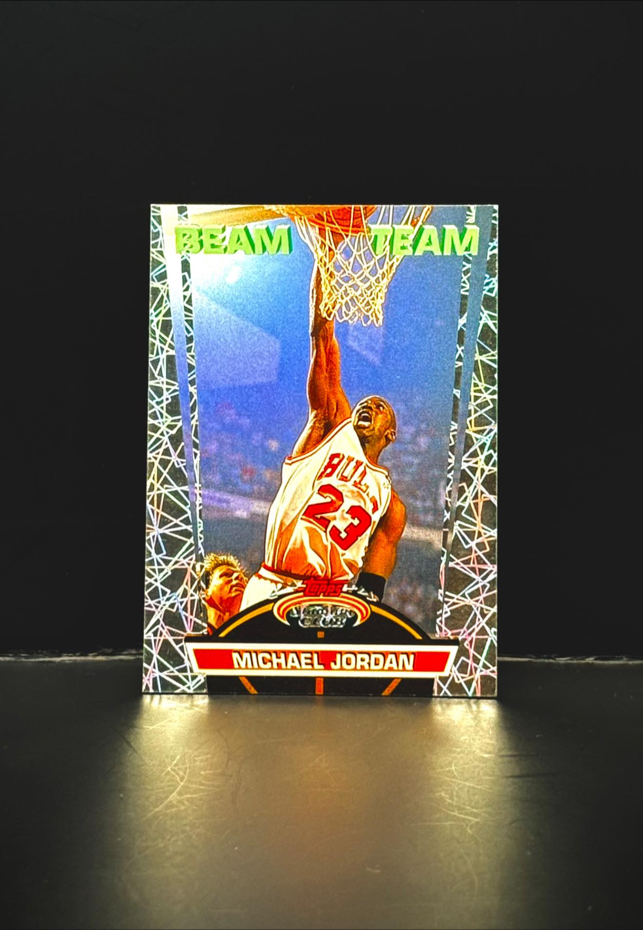 Pulling a Jordan beam team card