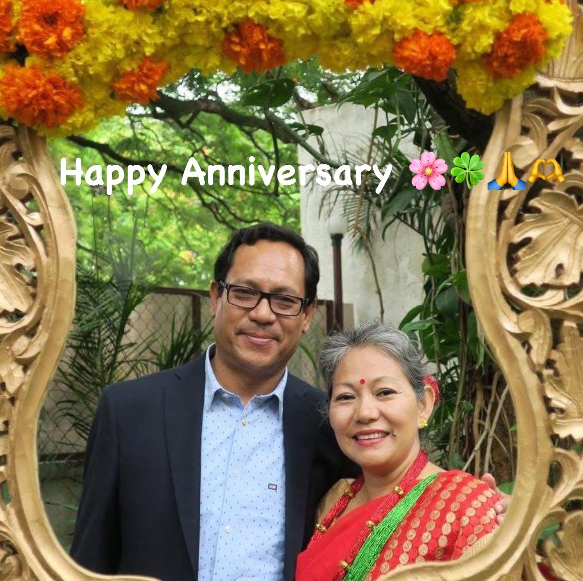 Marina Rai - Happy anniversary Aunty Sujata and Uncle... | Facebook