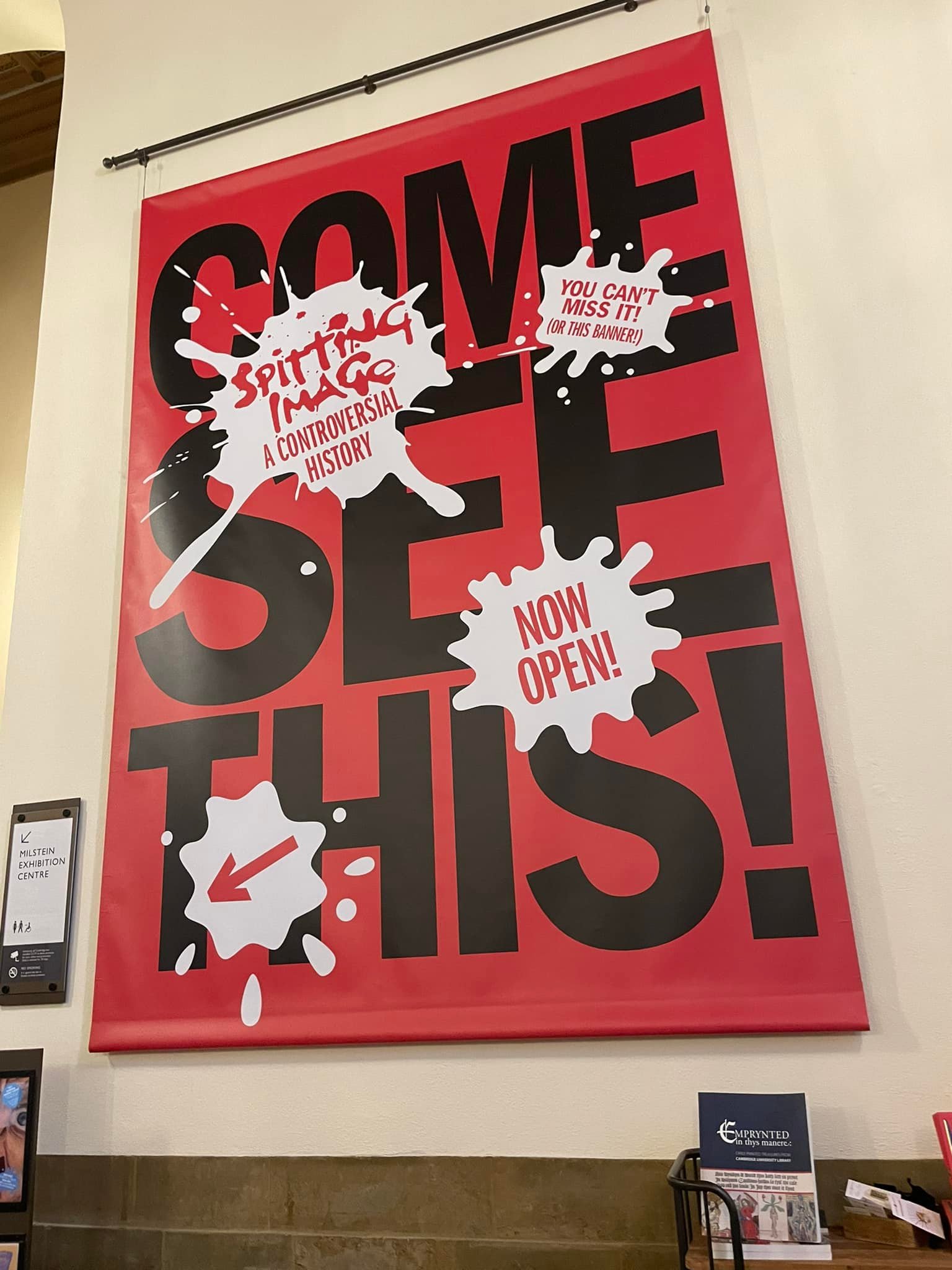 Visited Cambridge University Library today which had a Spitting