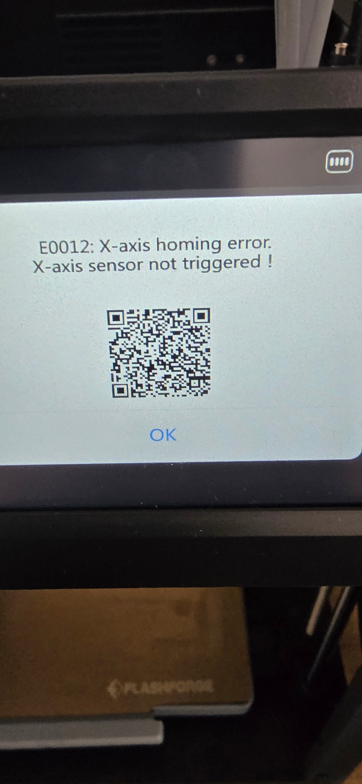 Flashforge AD5X Official User Group | I get this error code, and this ...