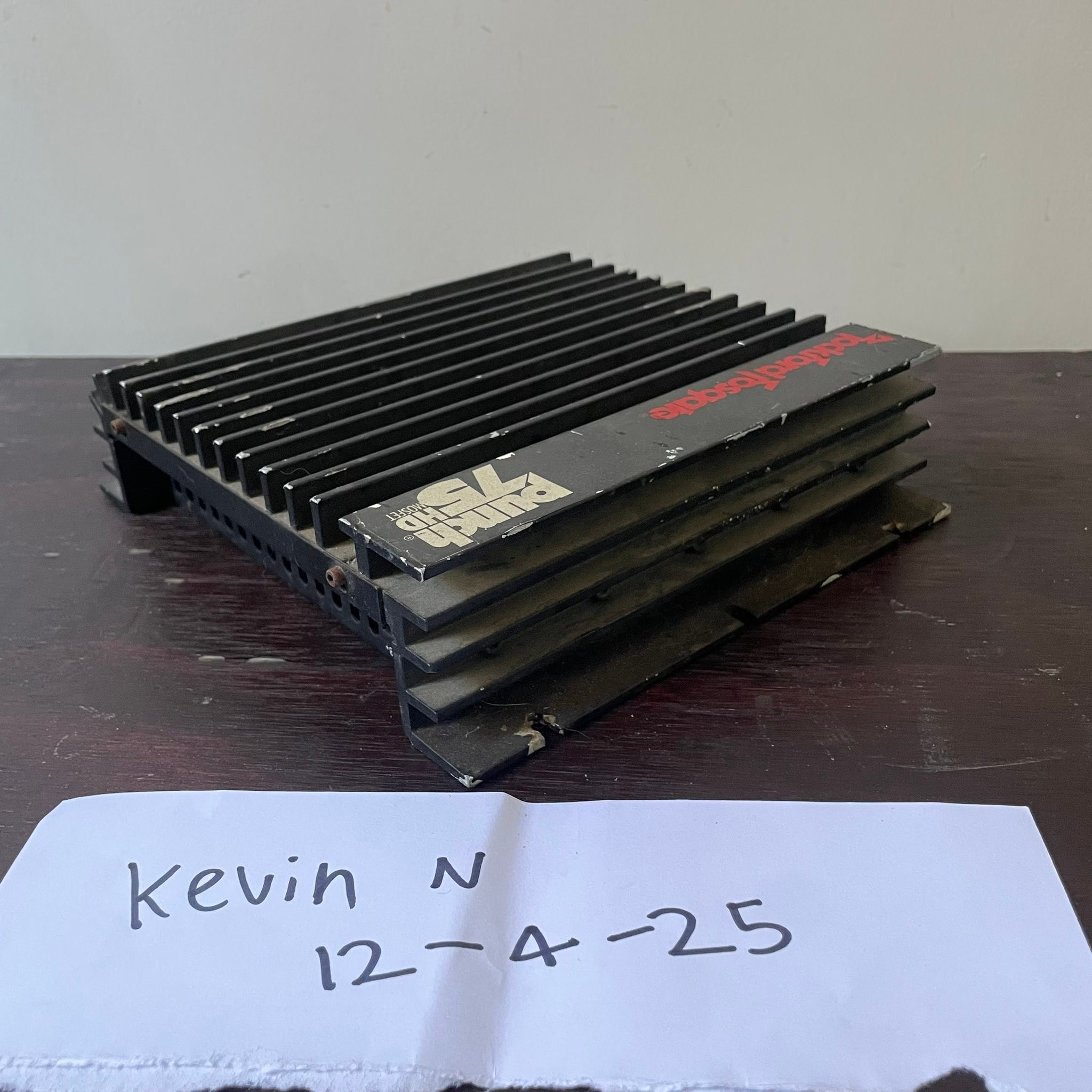 ロックフォード PUNCH 75 HD パワーアンプ 当時物 ロスゲート 旧車 Vintage Rockford Fosgate Punch 75HD amplifier for sale