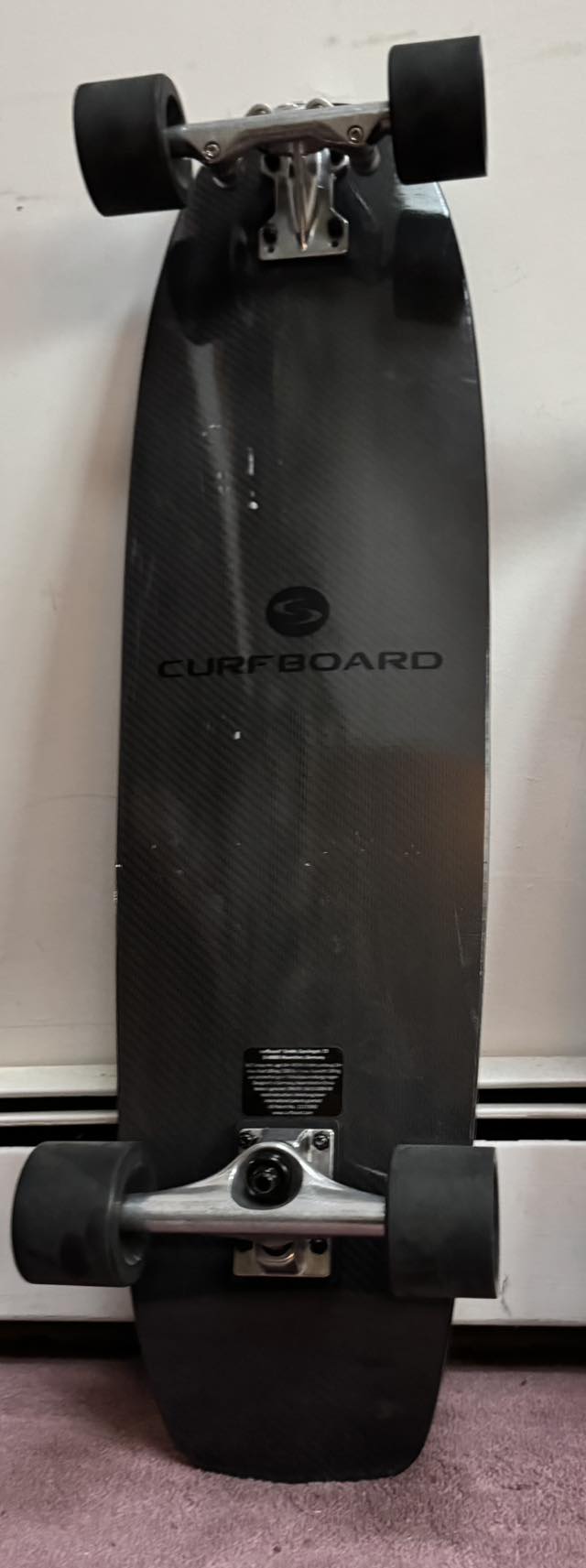 Surfskate CURFBOARD – Entraînement Surf, Carving, Équilibre – Truck Auto-ajustable, Débutant à Pro – Longueur 84 Cm