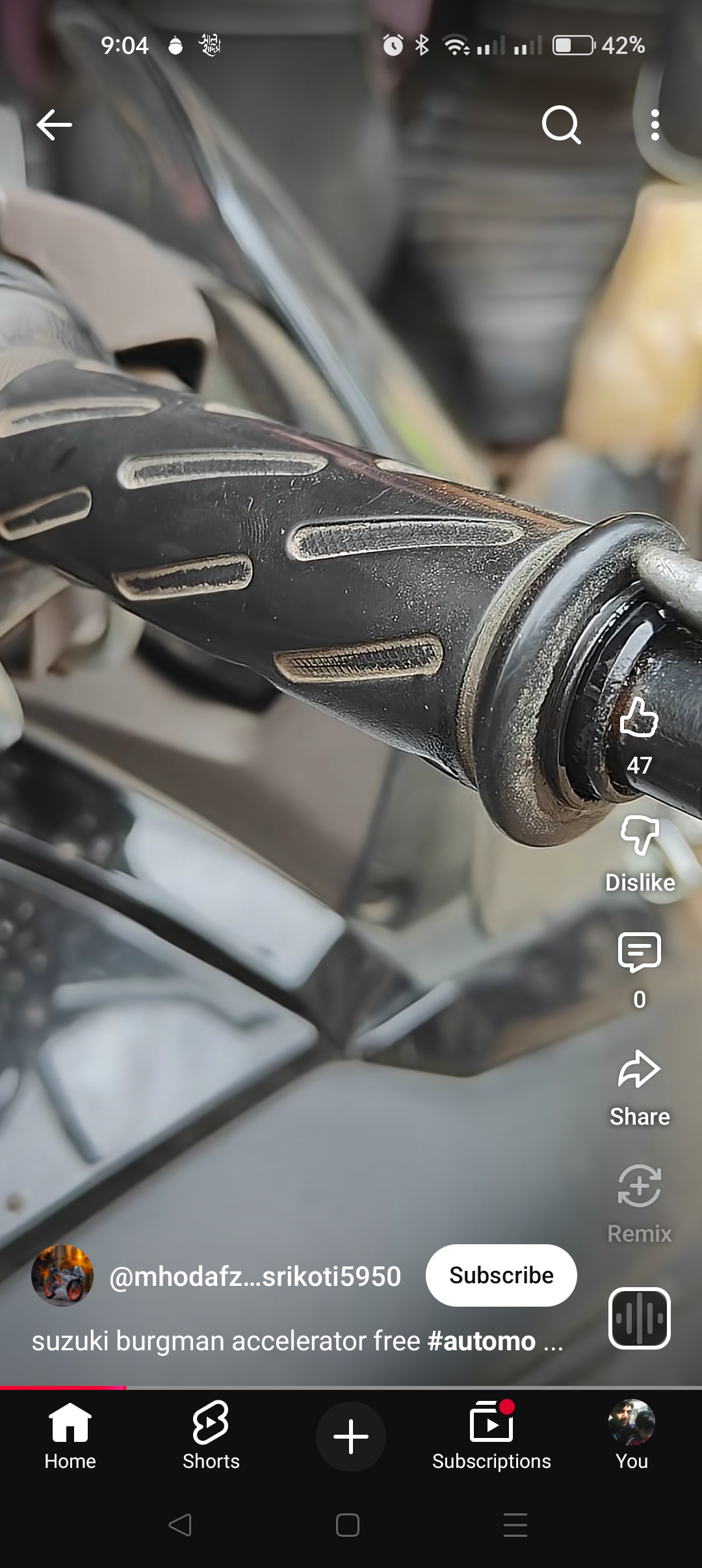 Suzuki Burgman throttle feels jammed and slow?