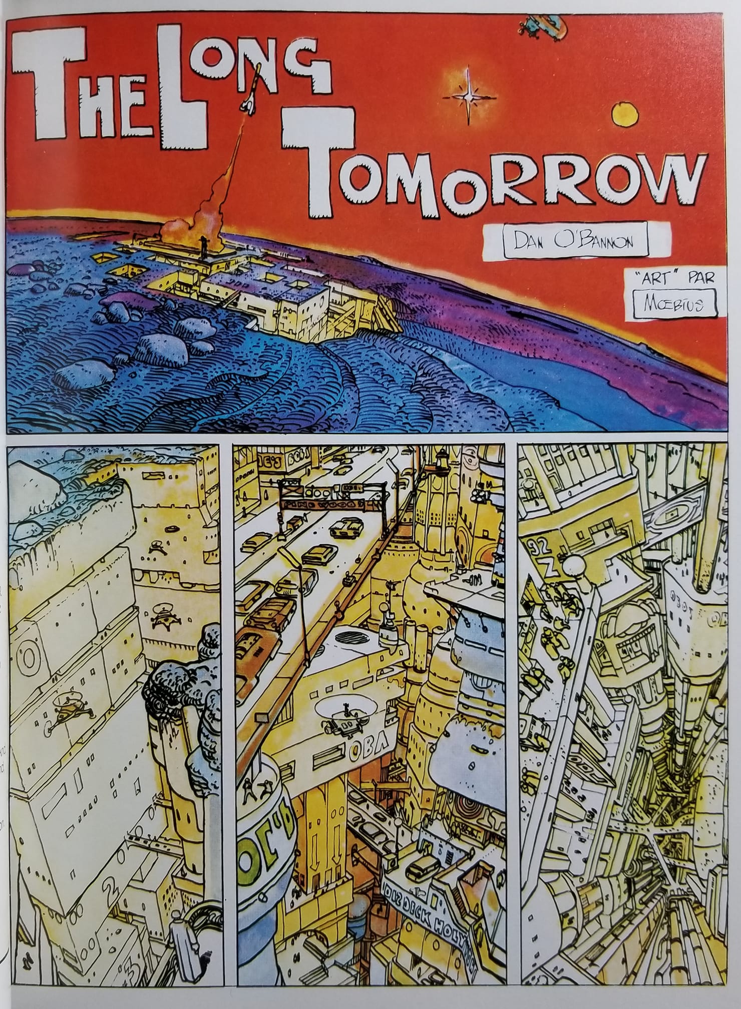 Moebius' 1976 comic, The Long Tomorrow