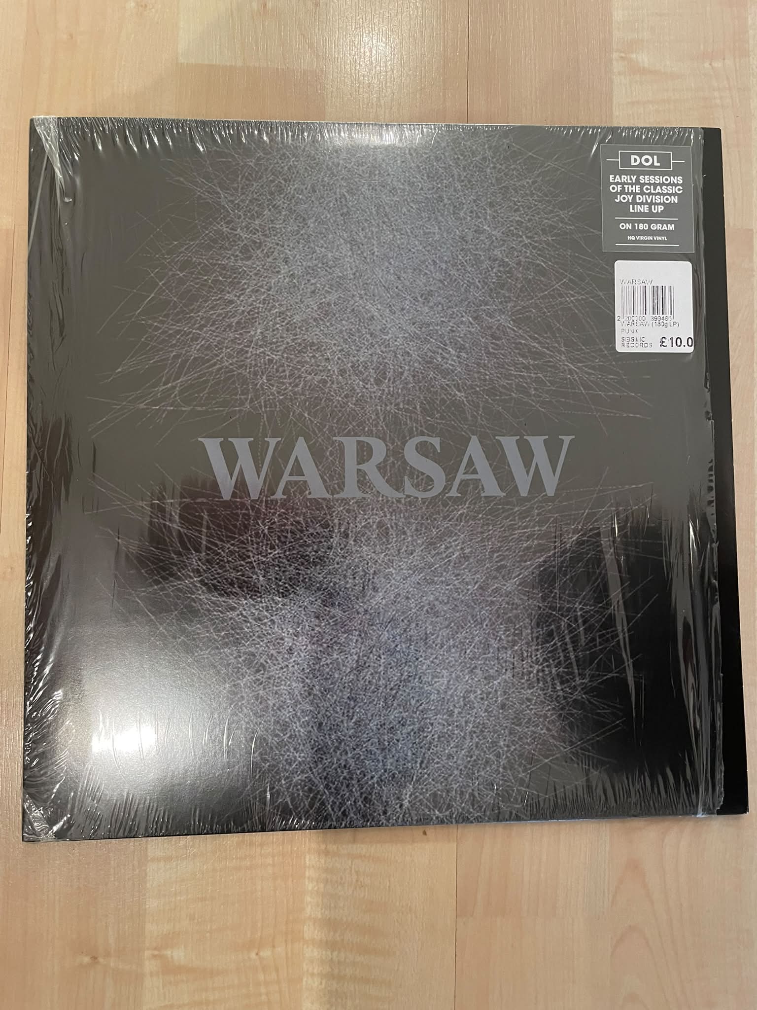 Warsaw self titled blue vinyl album