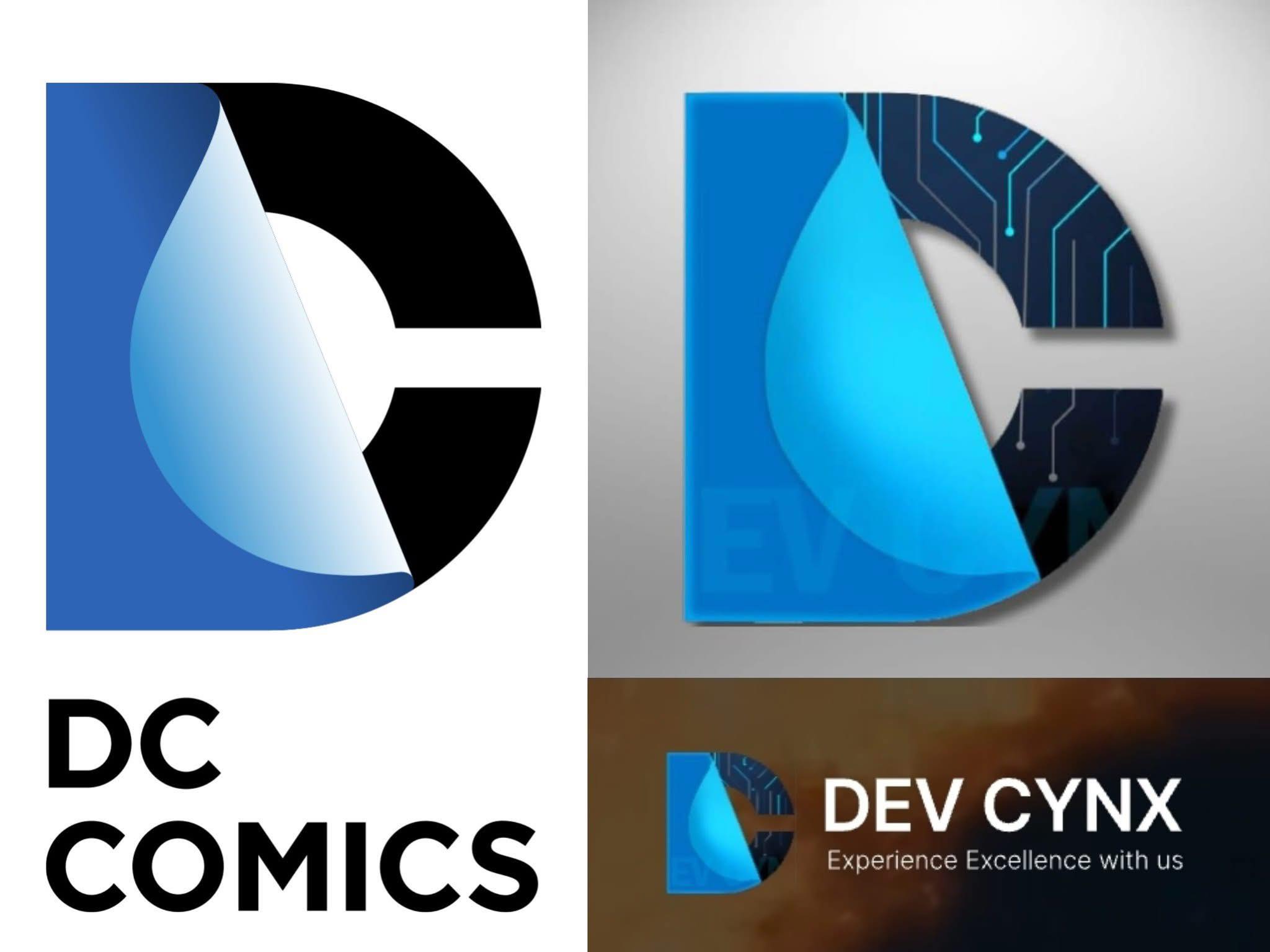 Dev Cynx (Pakistan) takes on the old DC Comics peel logo… | Facebook