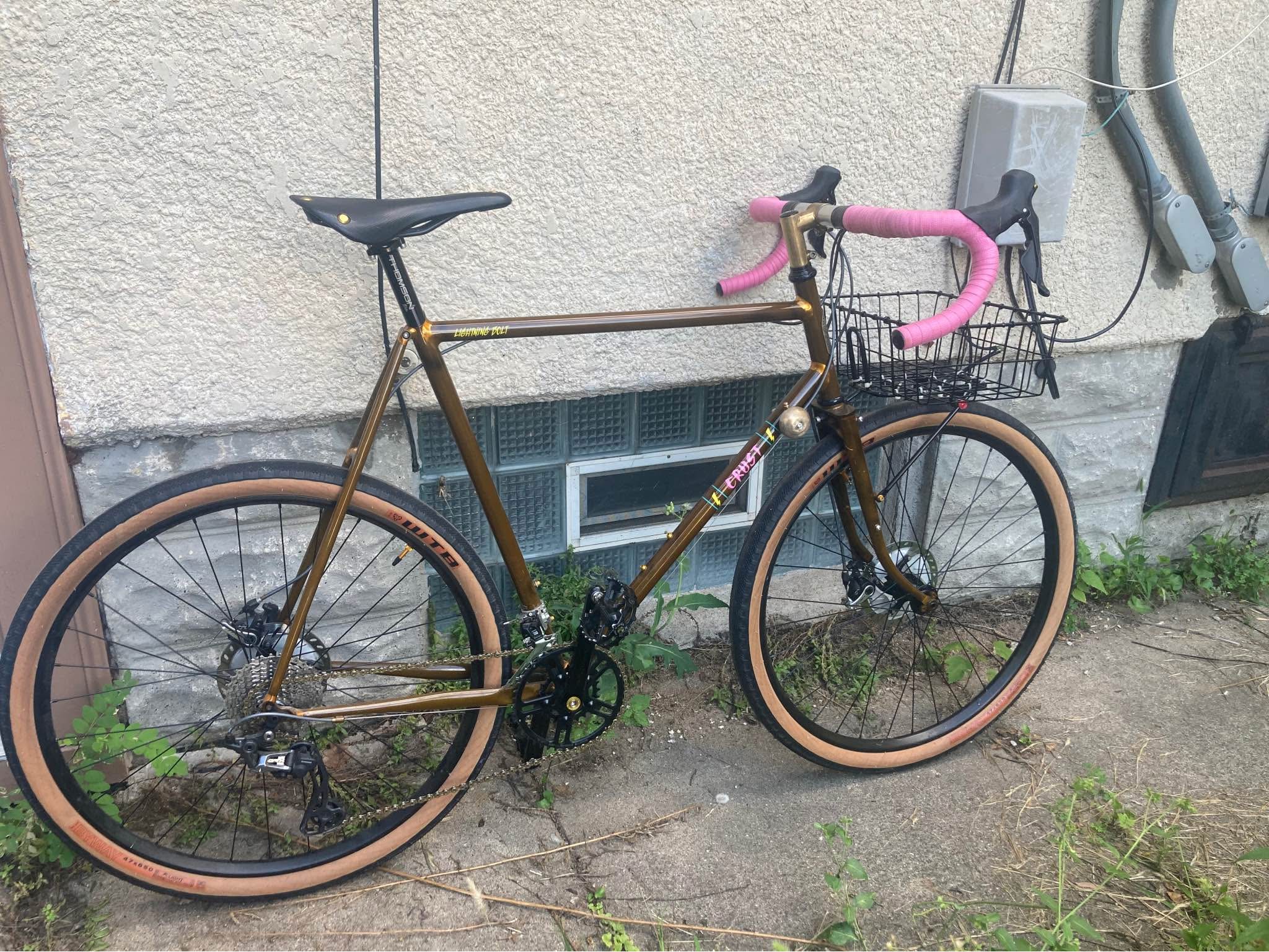 Relatively blinged out Crust lightning bolt, disc brake version 