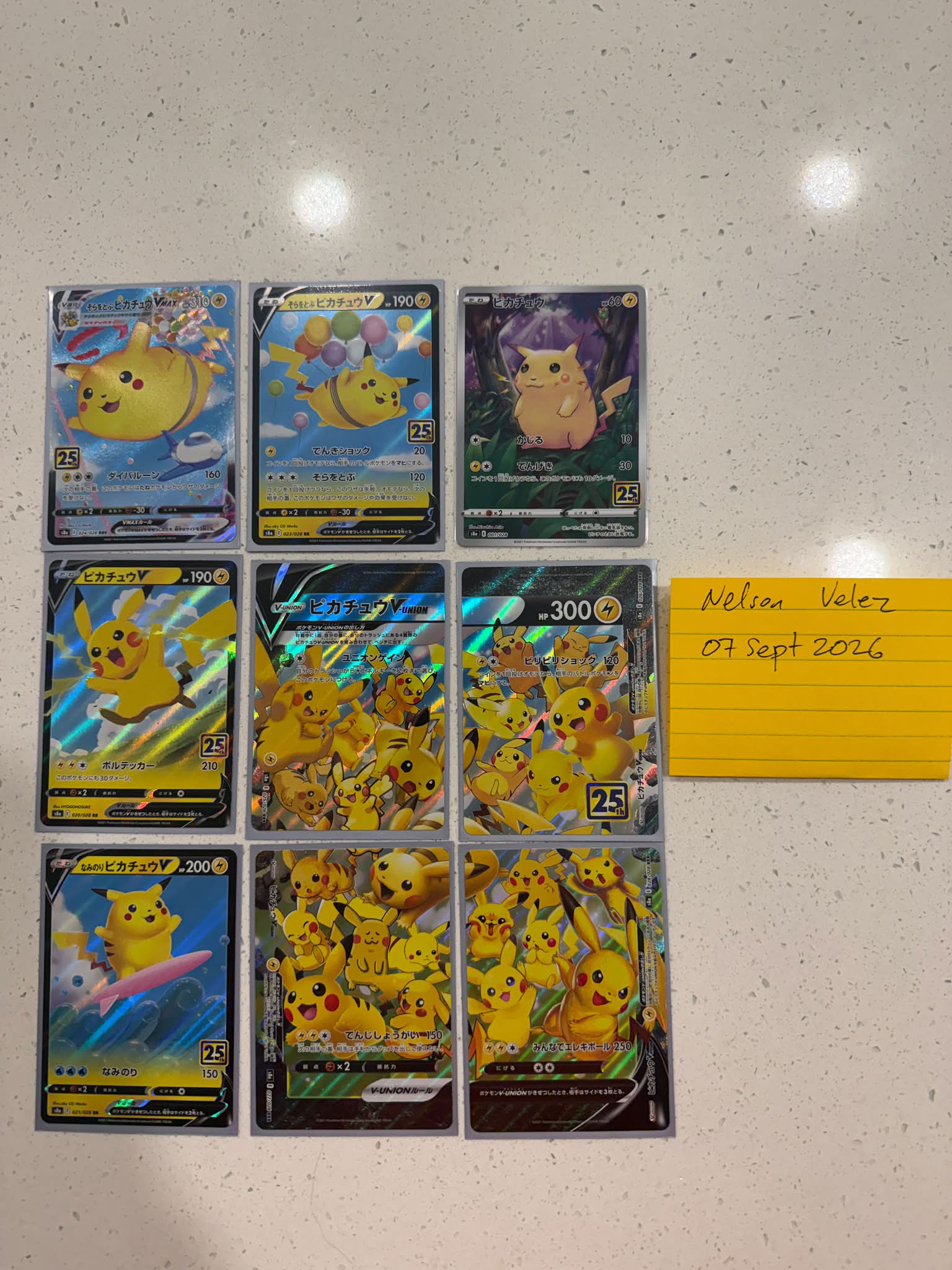 Japanese 25 anniversary Pikachu set $70 shipped Paypal g&s