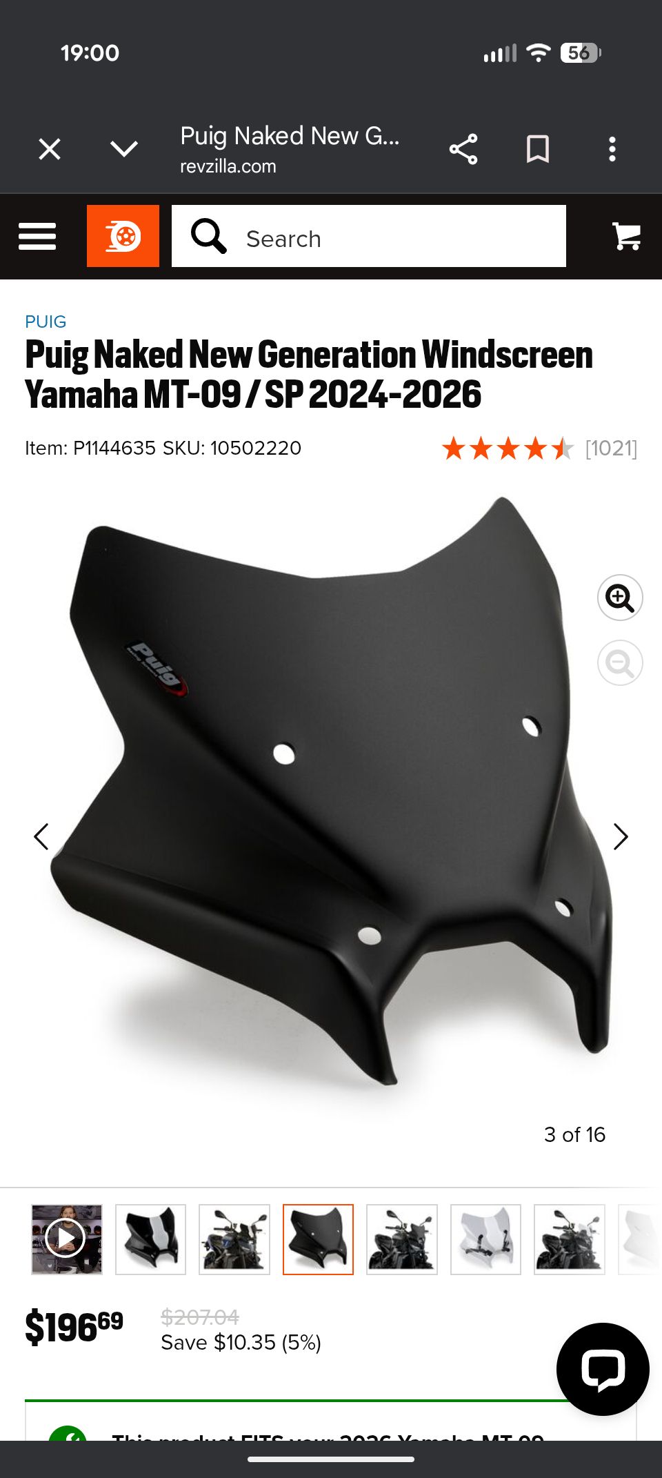 Looking front fairings matte black
