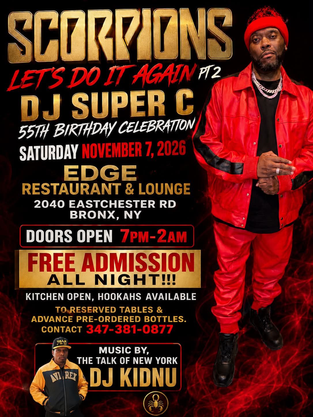 November 7,2026 SCORPIONS LETS DO 17 AGAIN PT2 ( ma DJ SUPER C