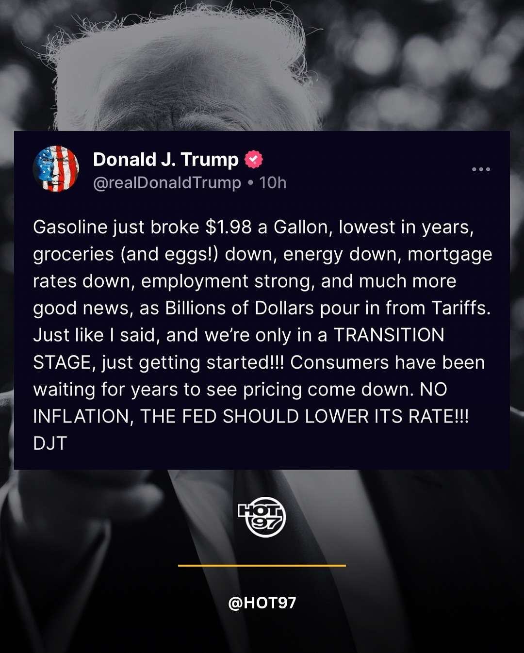Here's what #DonaldTrump had to say 👀😳