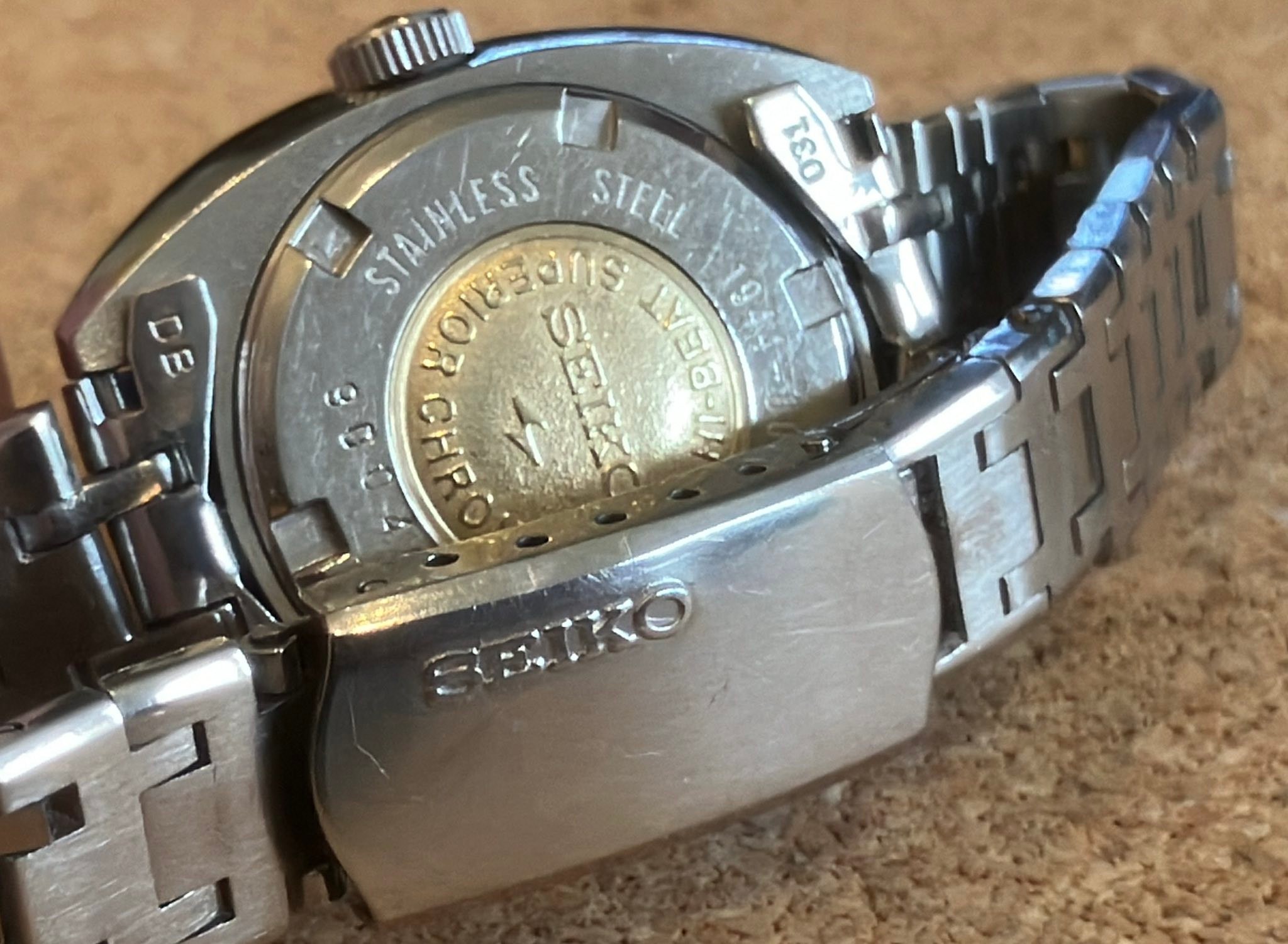 1969 Seiko Superior Chronometer watch with 36,000 hi-beat movement