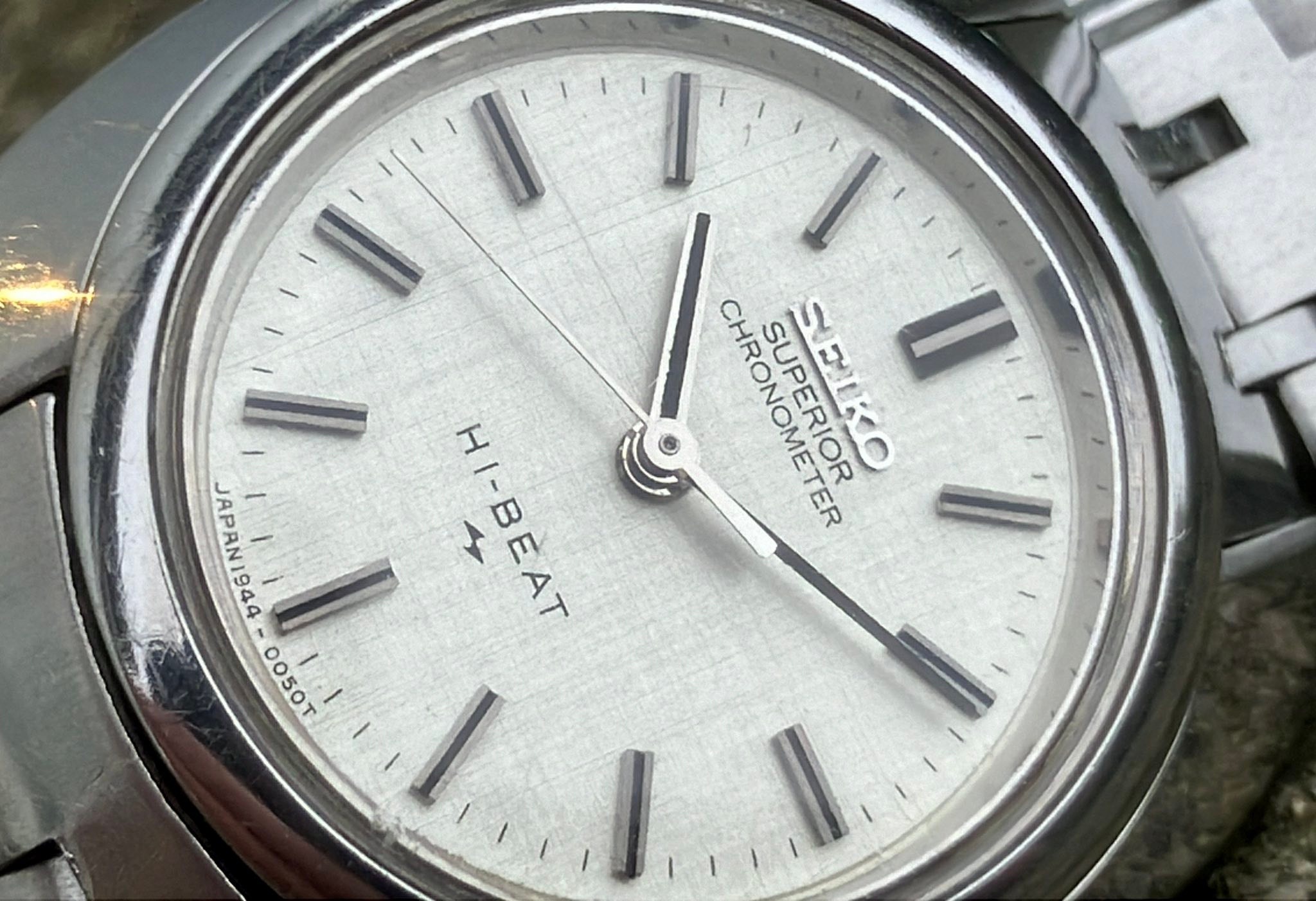 1969 Seiko Superior Chronometer watch with 36,000 hi-beat movement