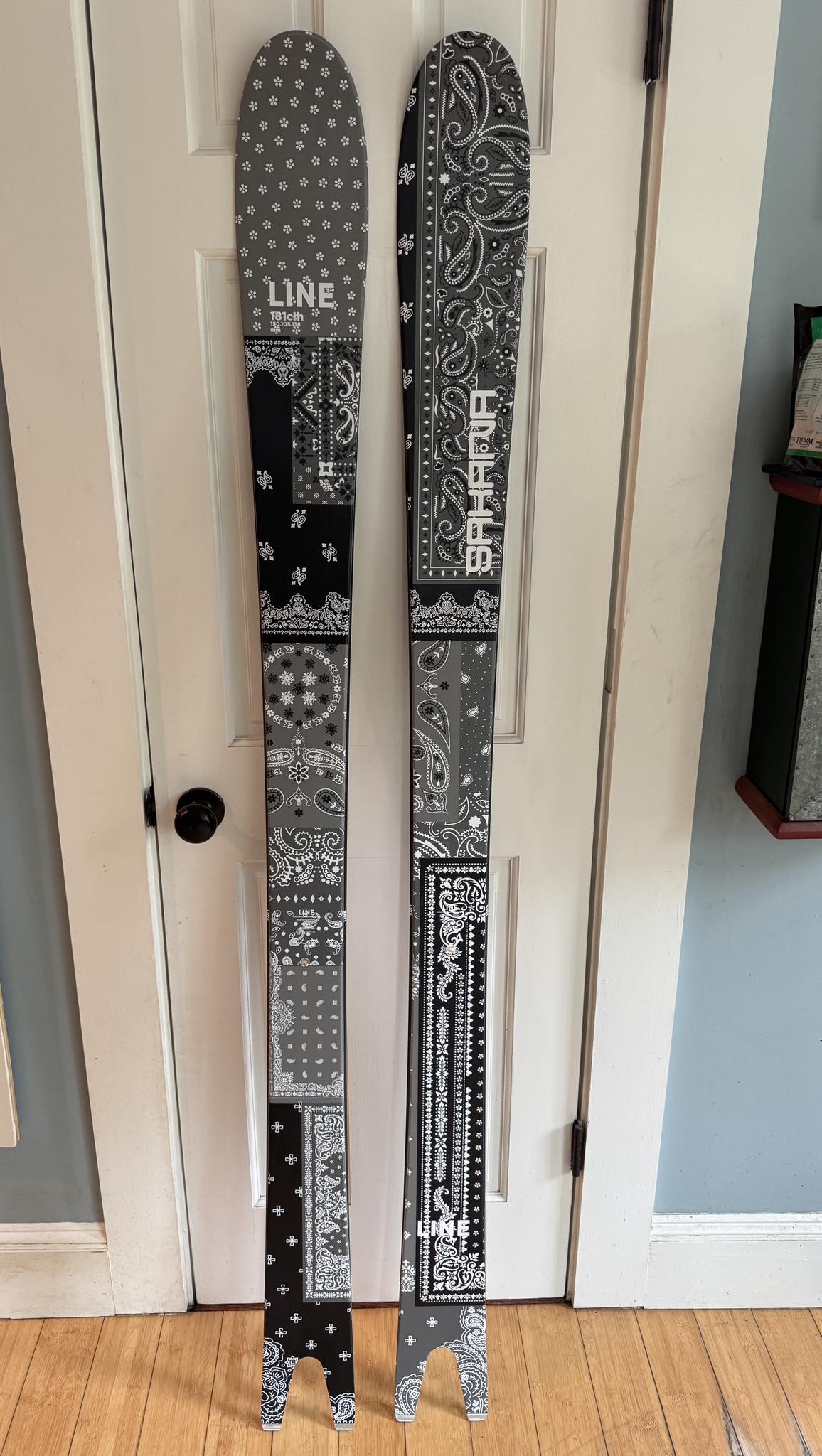 Picked up Line Sakana 181 skis with swallow tail