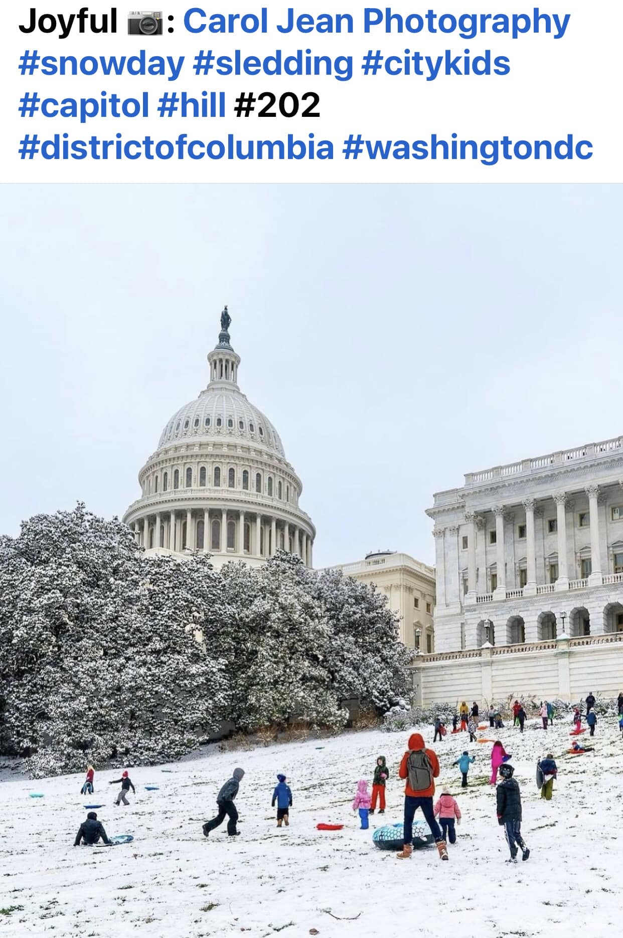 As schools + federal gov offices close due to a rare DC snowfall 