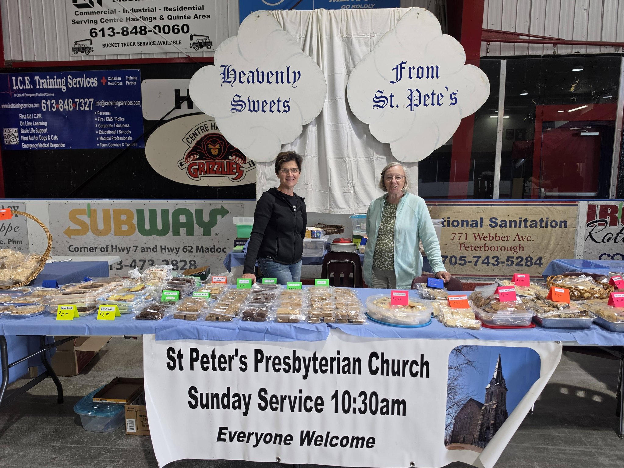 Heavenly Sweets From St. Pete's at the fair with homemade treats