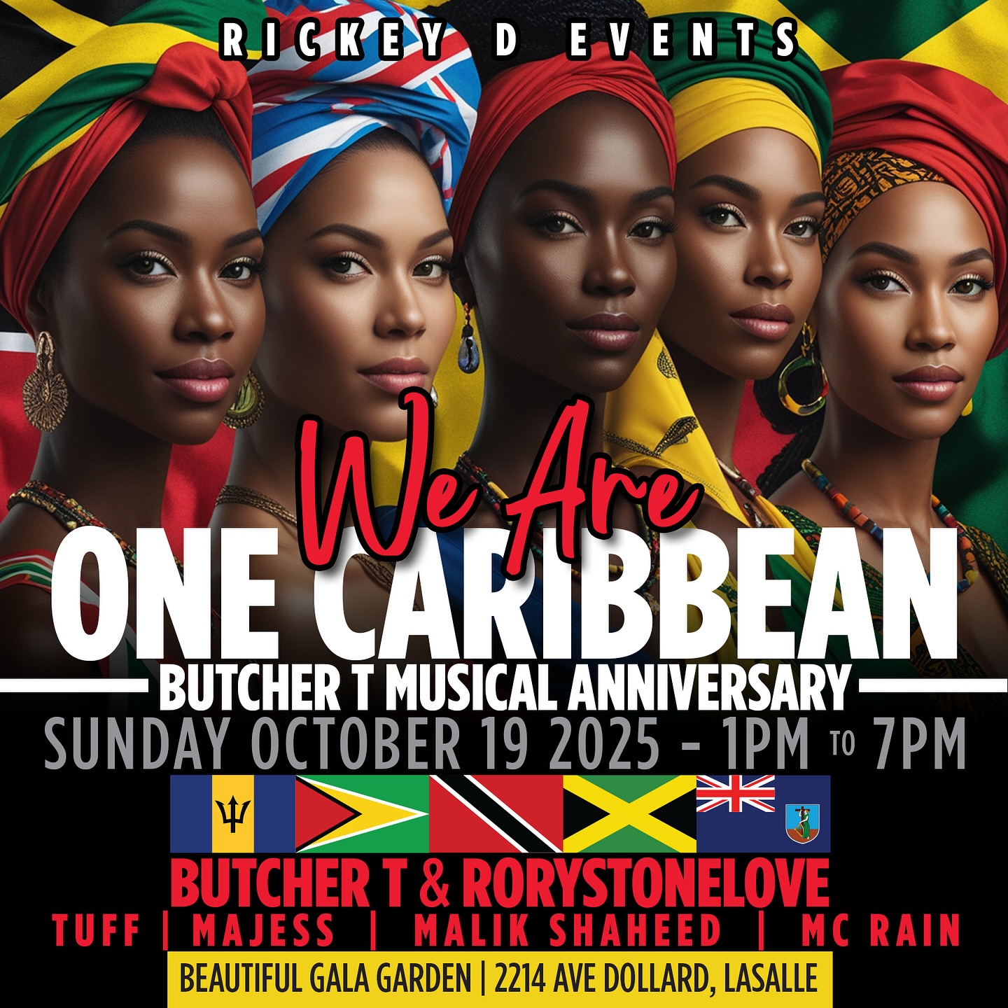 Rickey - Rickey d Events is extremely honour to say “The time has come ...