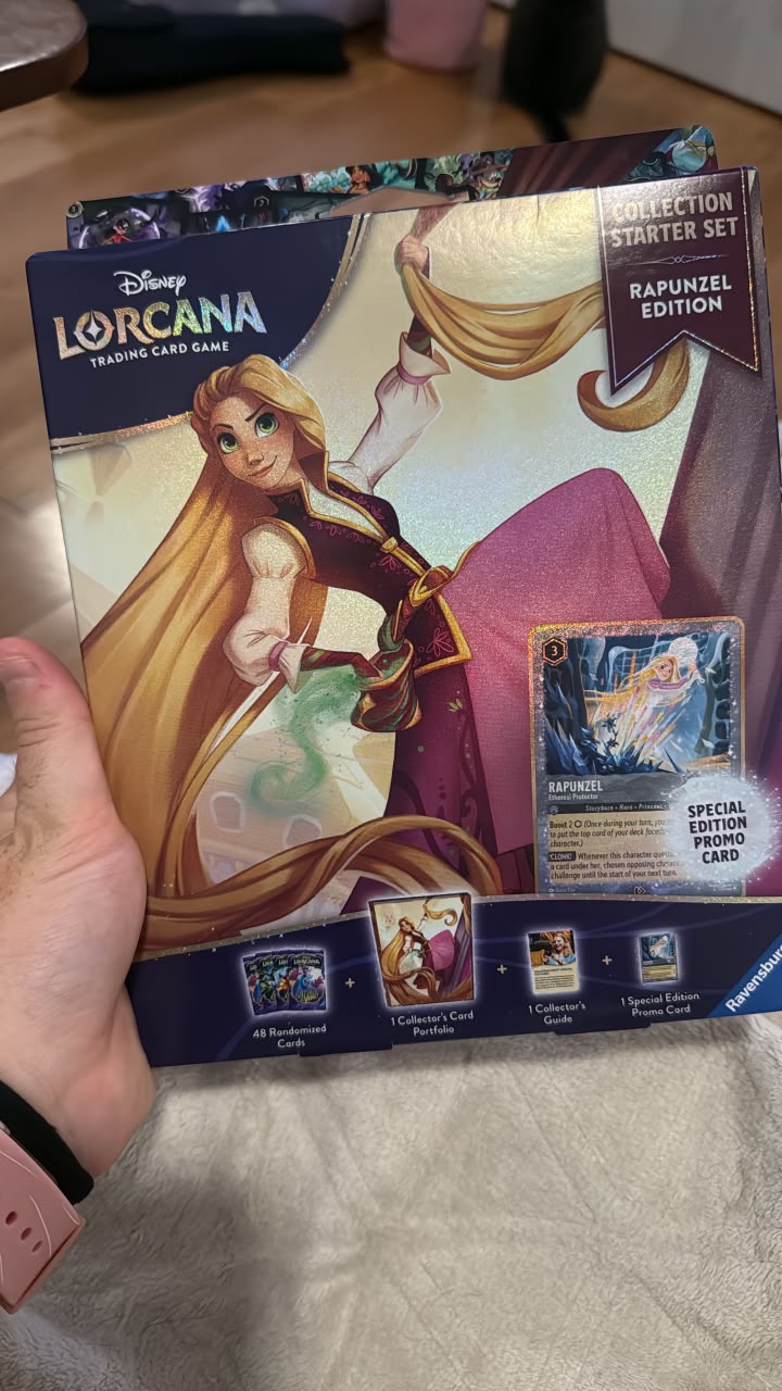 Rapunzel edition Disney Lorcana Trading Card Game starter set