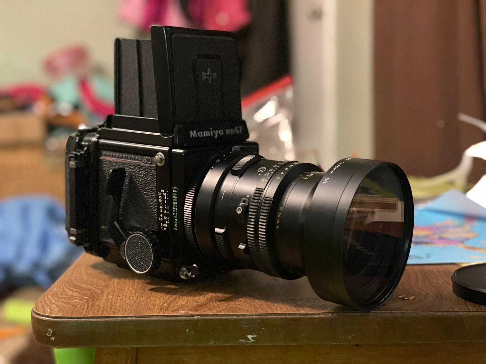 Mamiya Sekor Shift Z 75mm f/4.5 W lens compatibility with medium 
