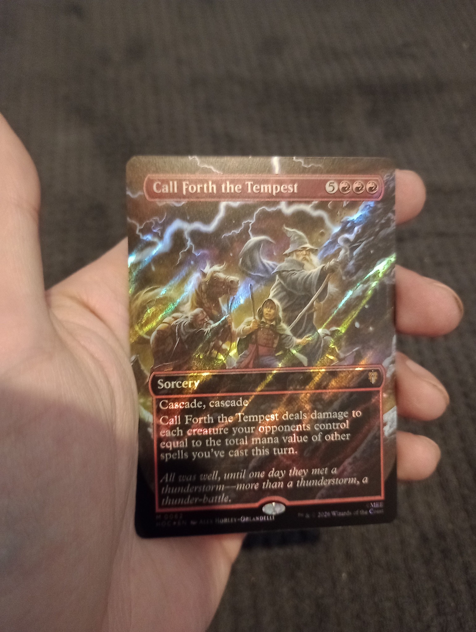 Call forth the Tempest in surge foil is just 👌😙