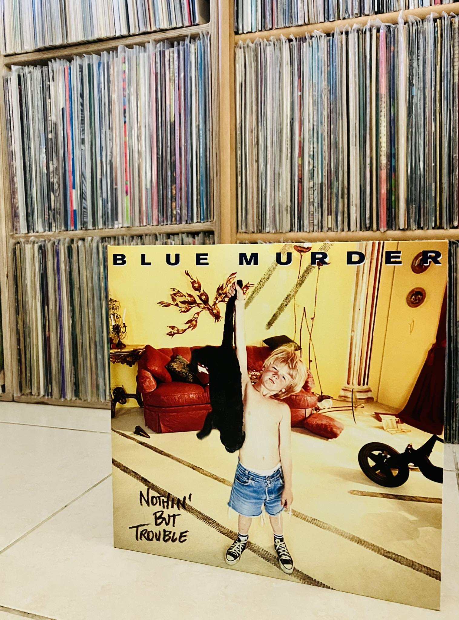 Blue Murder's Nothin But Trouble album on vinyl
