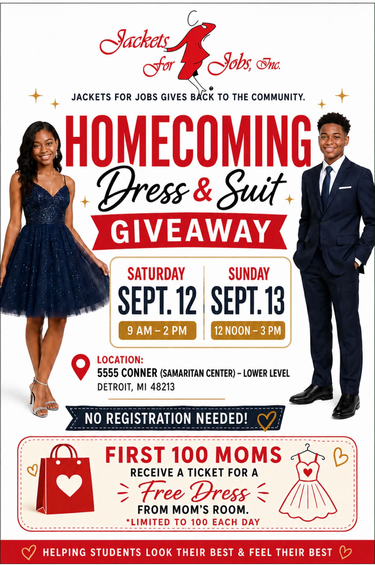 jackets to wear over homecoming dresses Free dress and suit giveaway in Detroit Vintage spring