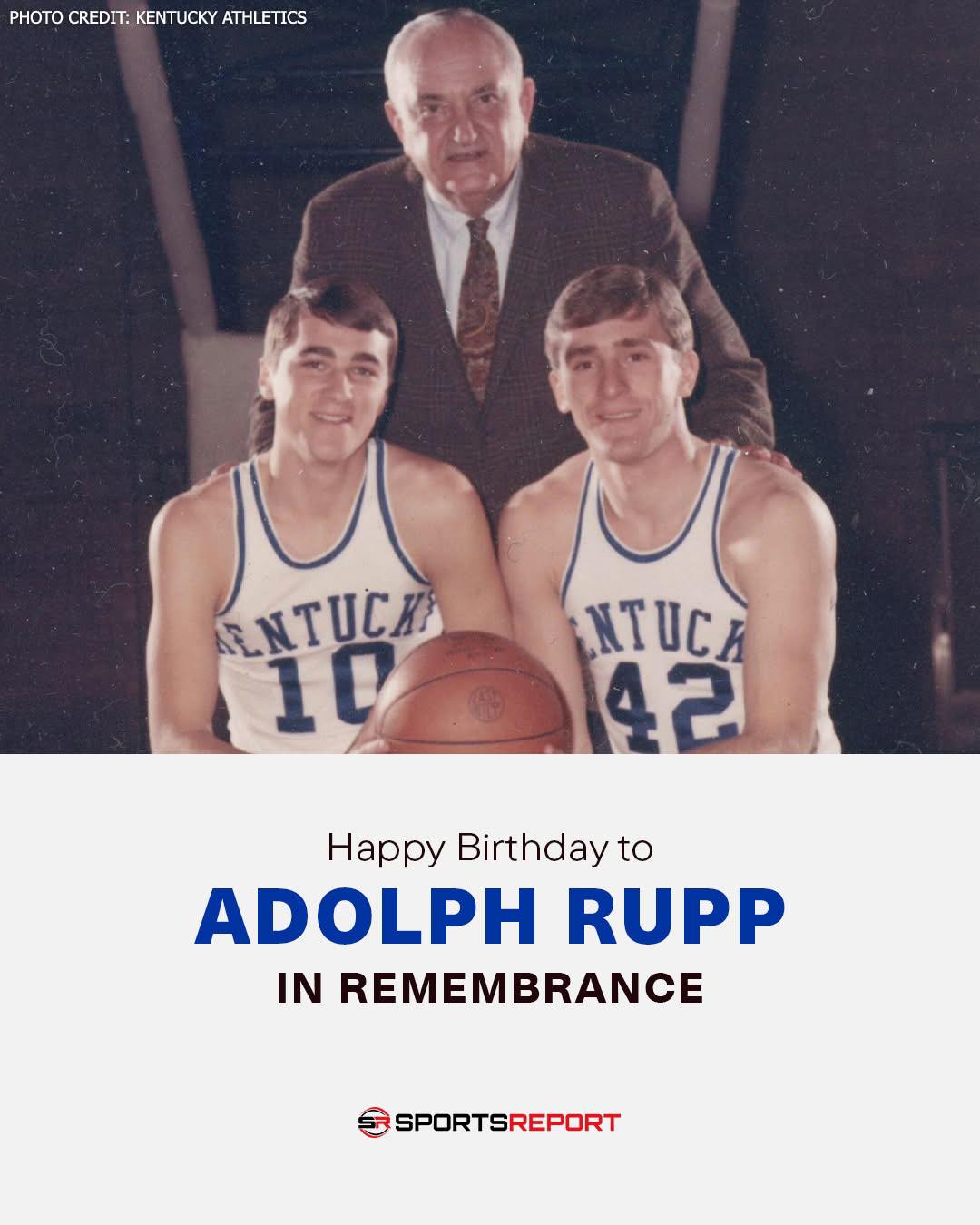 Tom Melzoni - Coach Rupp was an iconic person. He remains... | Facebook