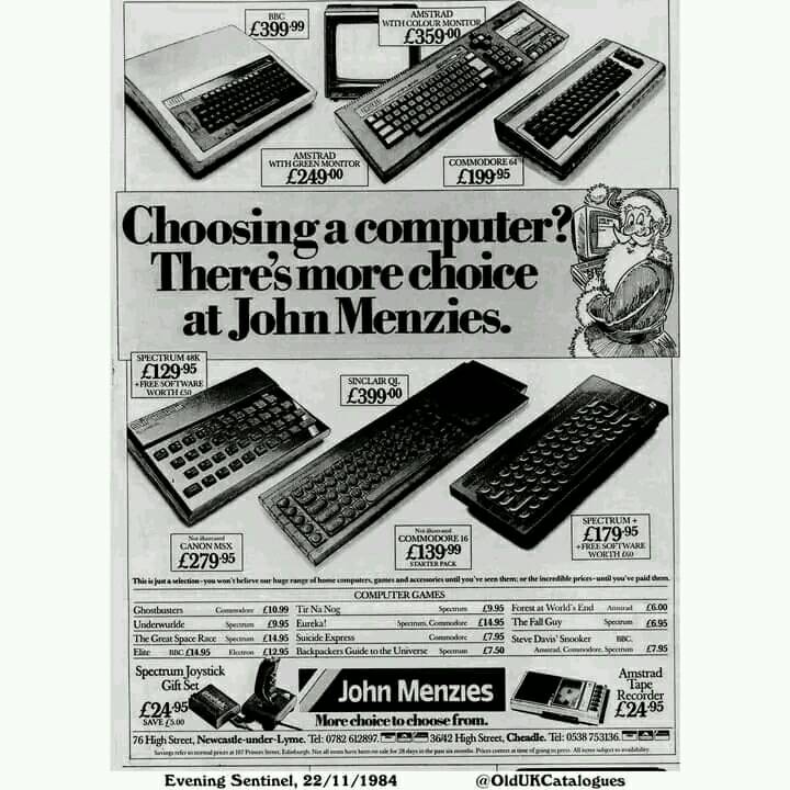 And this was the 1983 ad that made me wanna have a ZX Spectrum