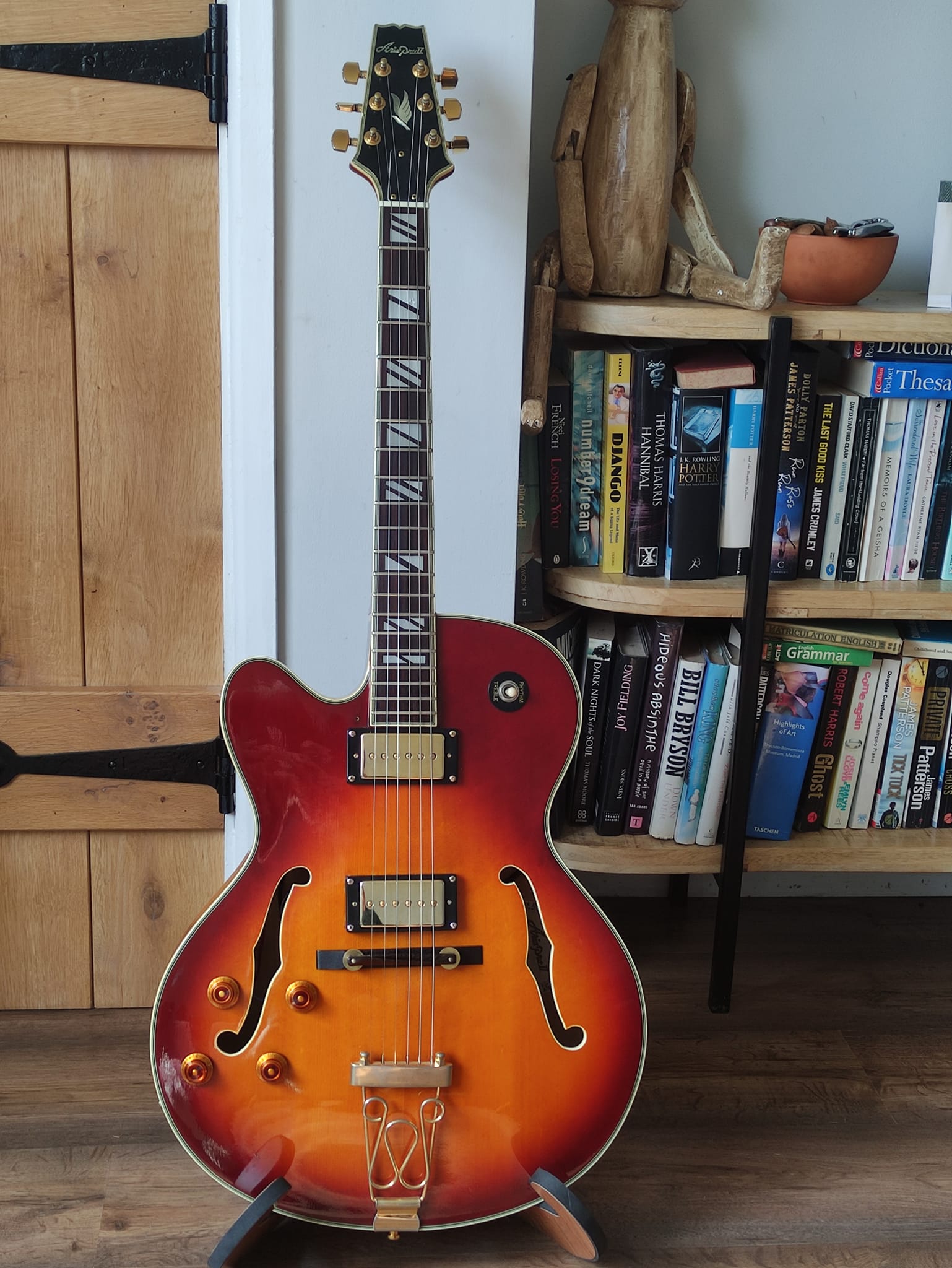 Aria Elecord - Folk Electric FE-70 Sounds great plugged in or