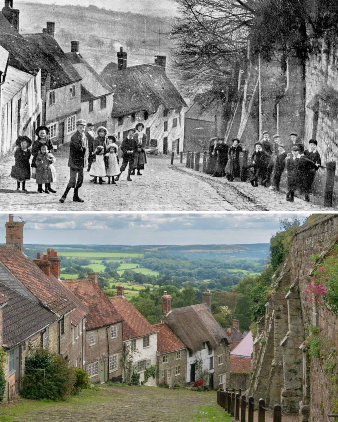 Gold Hill Shaftesbury, England