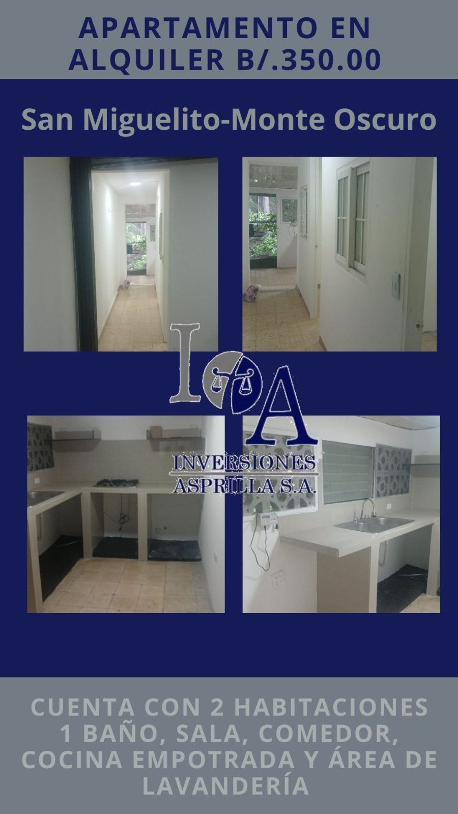 🏠 APARTAMENTOS EN ALQUILER – PANAMÁ