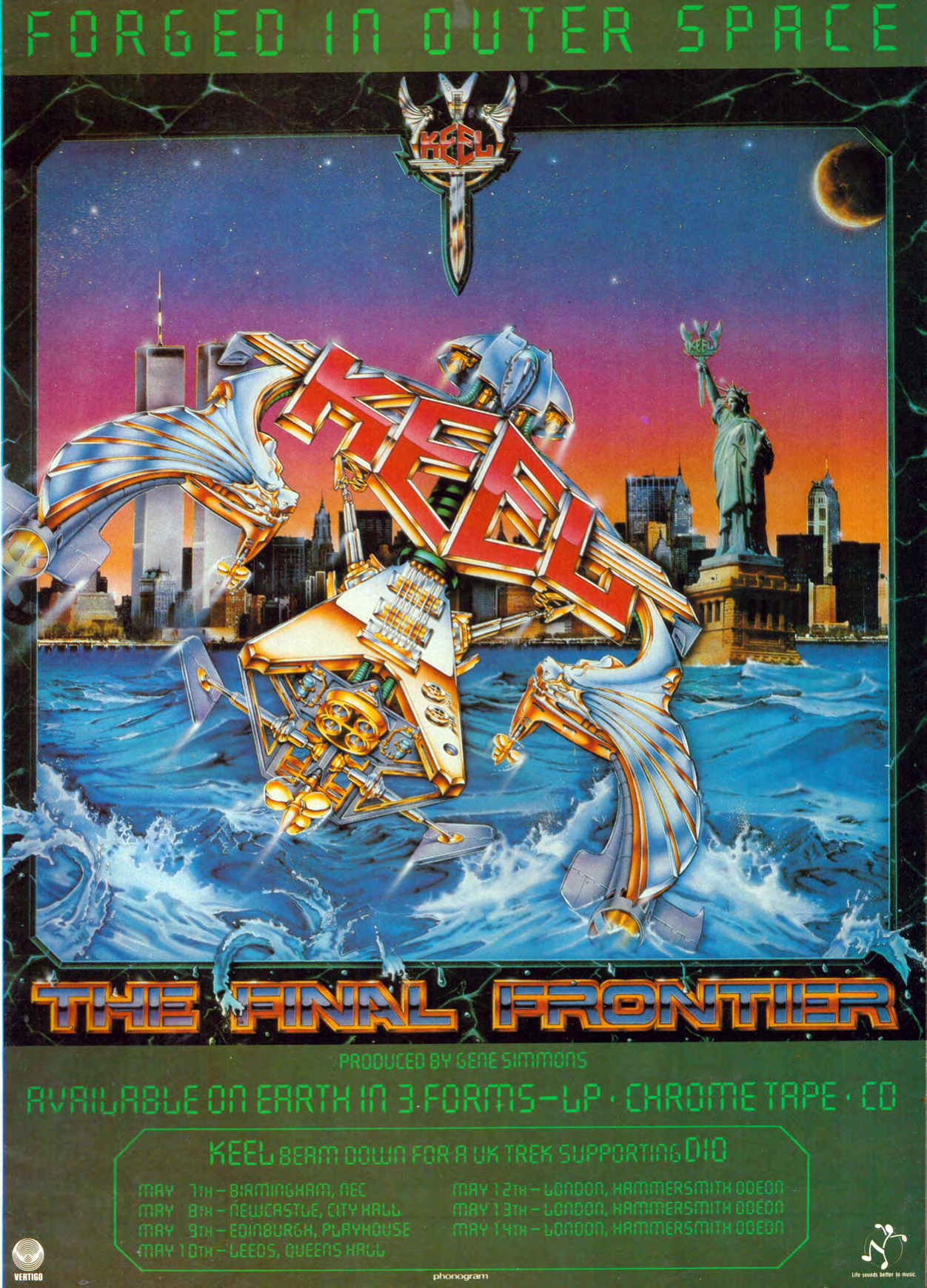 CD Keel / The Final Frontier(rock candy盤)