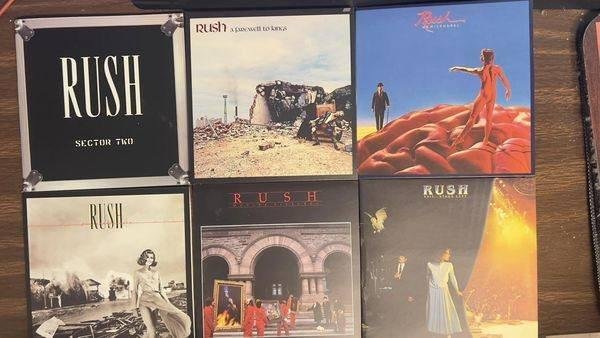 Rush fan shares collection of Sector CD box sets