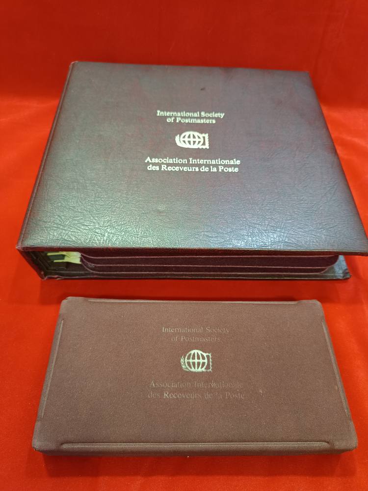 International society of postmasters silver stamp collection