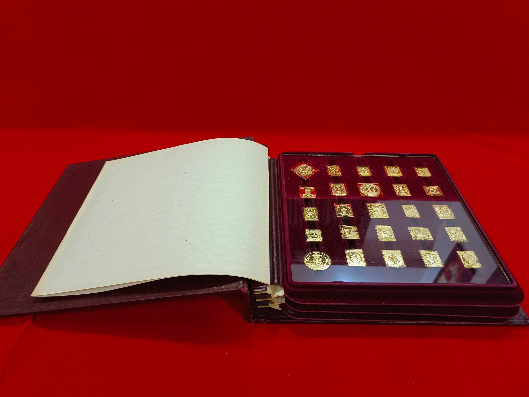 International society of postmasters silver stamp collection
