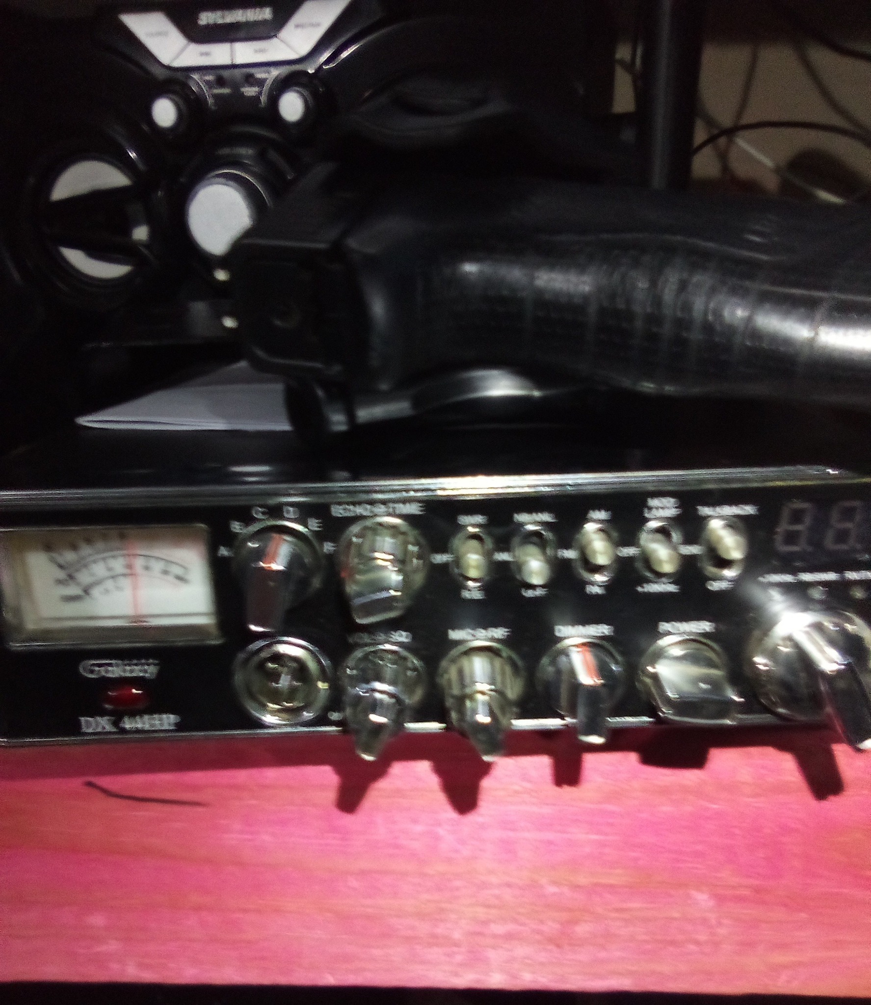 Galaxy DX66V Radio CB, Flacone Frontale Cromato, Nuova