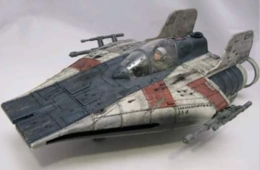 A-wing interceptor model kit from Star Wars