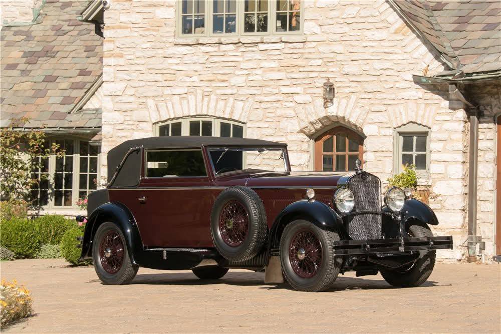 1935 Delage D8-85 Clabot Cabriolet du Henri Chapron noir 1/43 résine