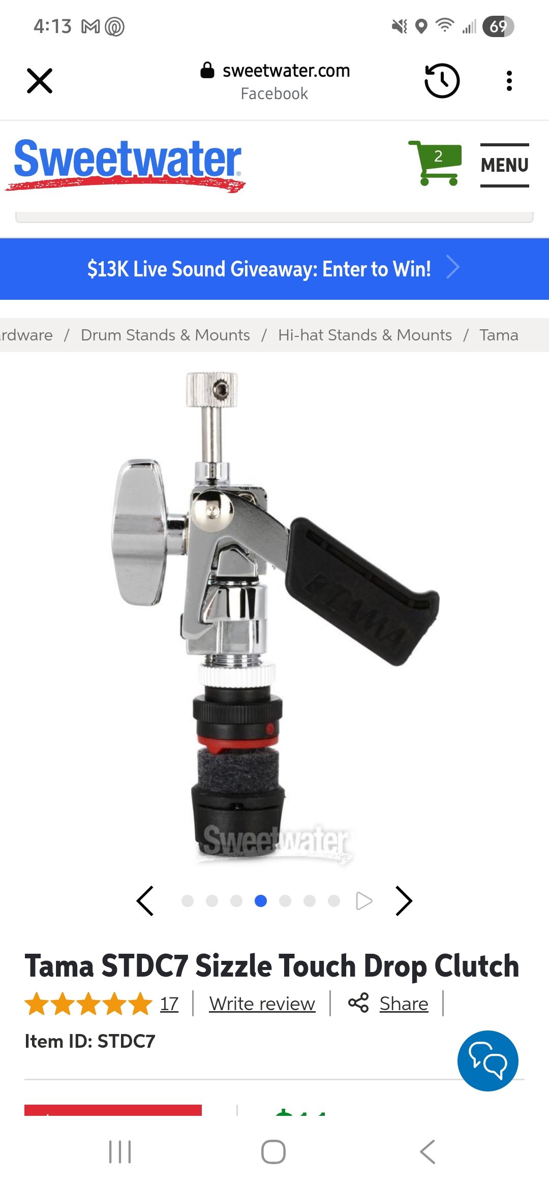 Is Tama STDC7 Sizzle Touch Drop Clutch worth the price?