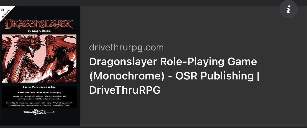 North Texas RPG Con | Dragonslayer PDF Sale | Facebook