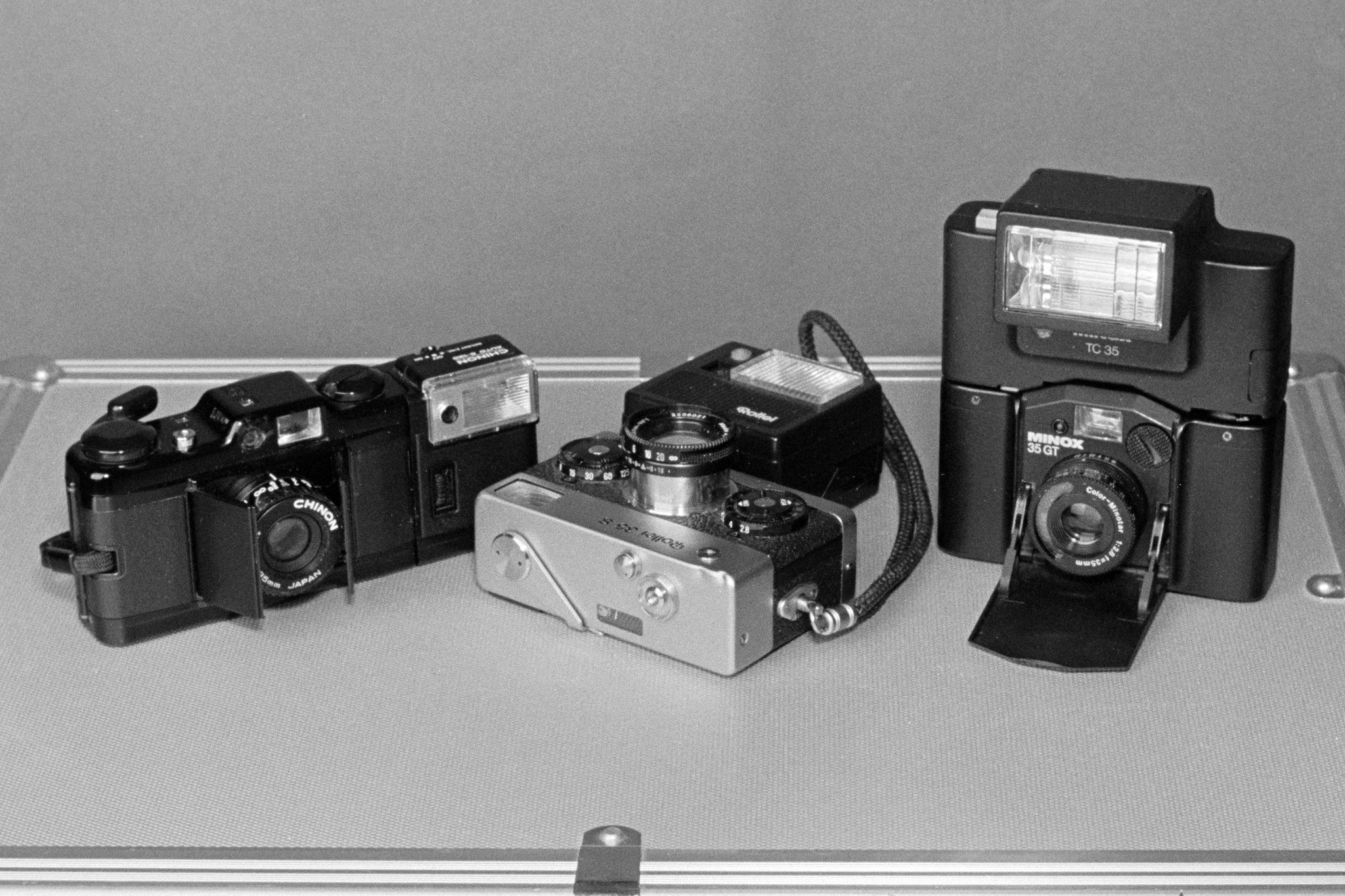 Historic Camera | Three scale-focus sub-compact cameras, each with its ...