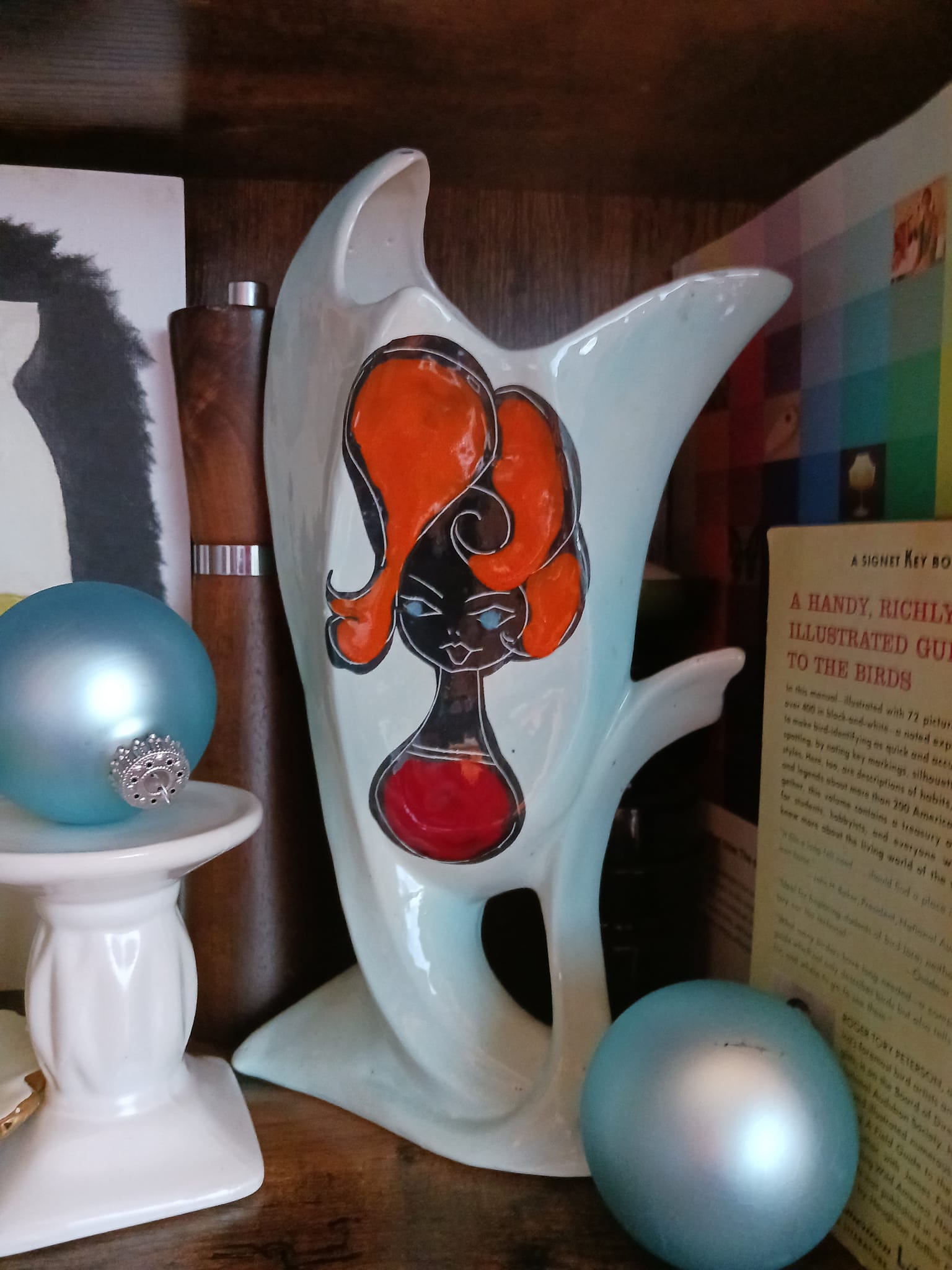 A happy recent find - a most unusual Sputnik shaped vase, designed