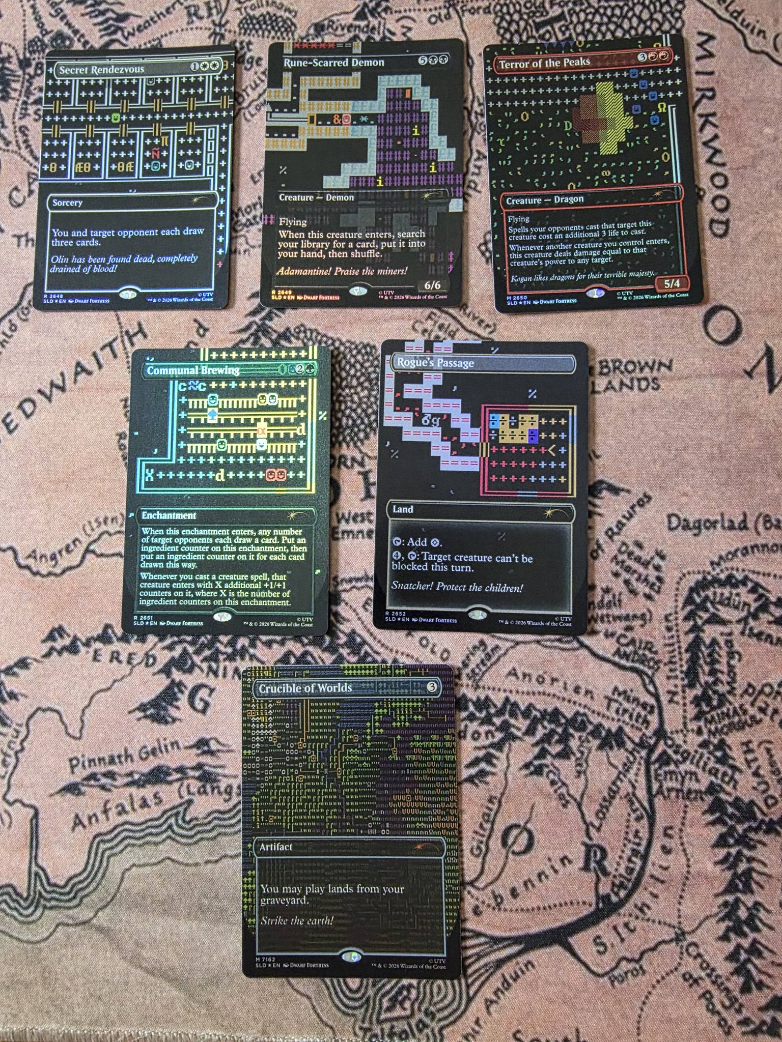 Dwarf Fortress secret lair bonus card in Magic: The Gathering