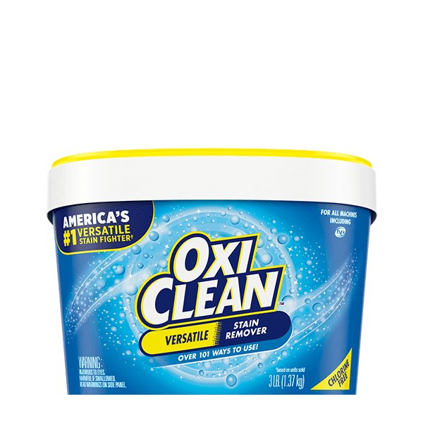 Removing stains from white shirts with OxiClean